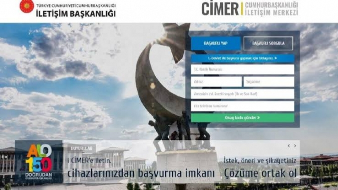 CİMER'e başvuru yağıyor